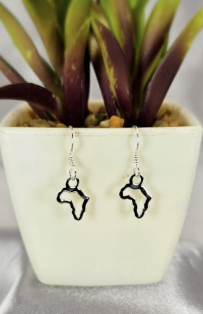 Open Africa drop earrings