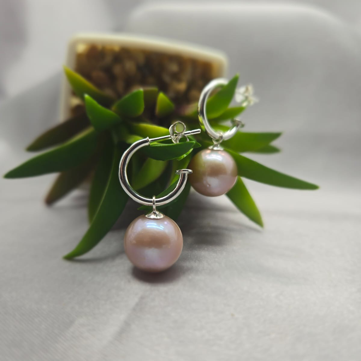 Pink Pearl Pretty Woman Earrings