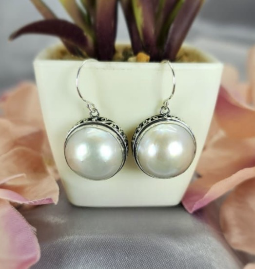 18mm pearl online earrings