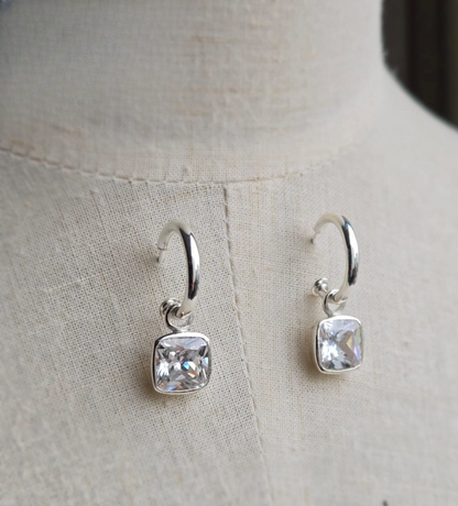 10mm Square pretty woman earrings