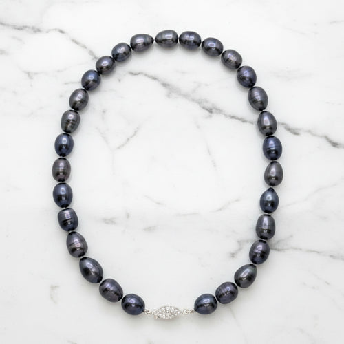 Blue pearl necklace - Terciany 