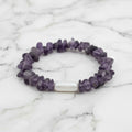 Amethyst and Freshwater Pearl Bracelet - Terciany 