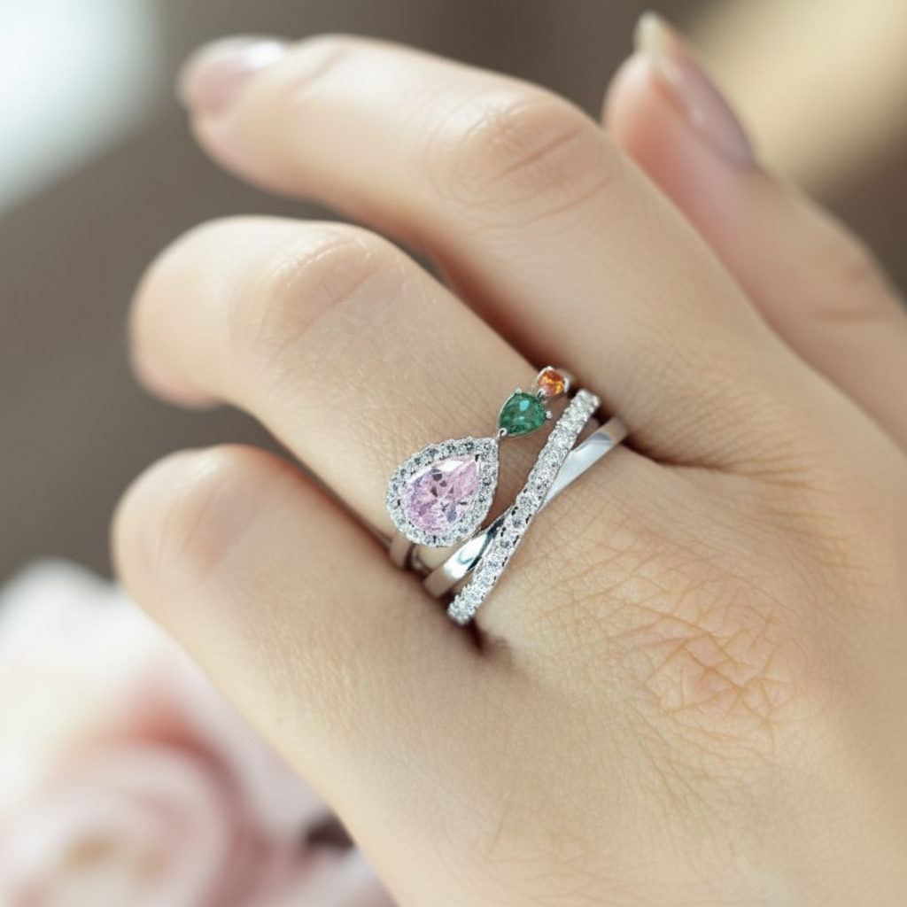 Unexpected Colour Combinations Bomb Ring