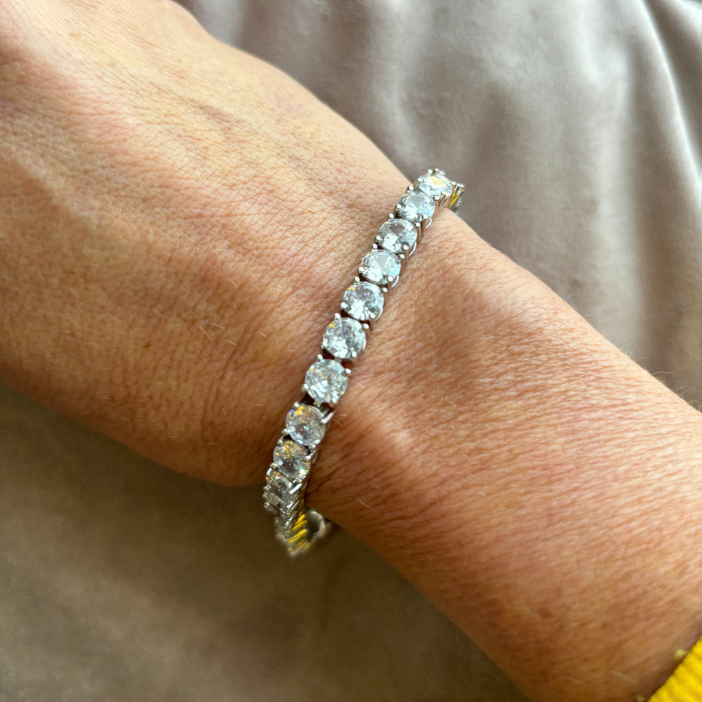 5 mm Cubic Zirconia Tennis Bracelet - Terciany 