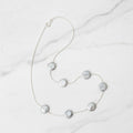 Grey Coin pearl necklace - Terciany 