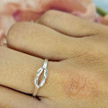 Sterling Silver Knot Ring - Terciany 