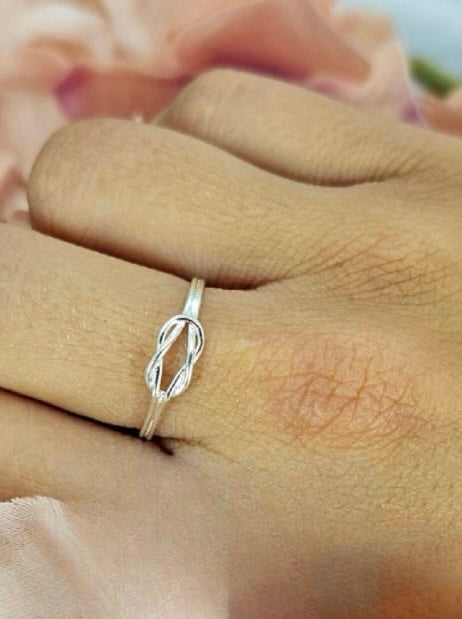 Sterling silver Knot ring