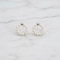 18mm Freshwater Pearl Hoop On Stud