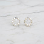 18mm Freshwater Pearl Hoop On Stud