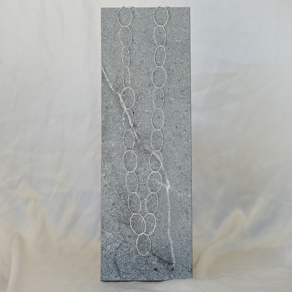 70 cm silver necklace