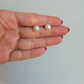 8-8.5 mm Freshwater Pearl Stud Earrings - Terciany 