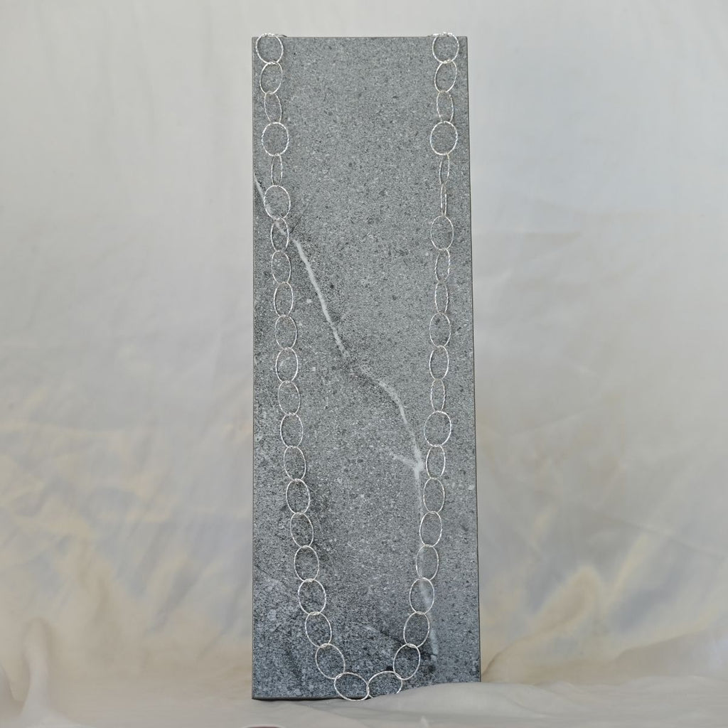90 cm Oval link necklace