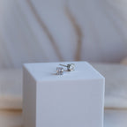 5 mm Moissanite stud earrings (with GRA Certificate) - Terciany 