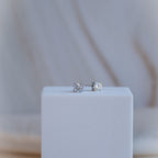 5 mm Moissanite stud earrings (with GRA Certificate) - Terciany 