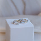 Moissanite 19mm Huggy earrings (with GRA Certificate) - Terciany 