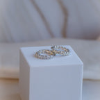Moissanite 19mm Huggy earrings (with GRA Certificate) - Terciany 