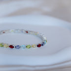 Semi Precious stone Tennis Bracelet - Terciany 