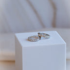 16mm Moissanite Huggy earrings (with GRA Certificate) - Terciany 