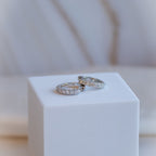 14mm Moissanite Huggy earrings (with GRA Certificate) - Terciany 