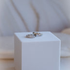 13mm Moissanite huggy earrings (with GRA Certificate) - Terciany 