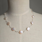 Stunning Coin Pearl Necklace - Terciany 