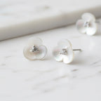 Mother Of Pearl Stud Earring - Terciany 