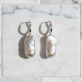 Barocque Pear huggy earrings