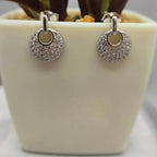 Stunning Sterling Silver Pavé Studs - Terciany 