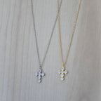 Silver cross necklace - Terciany 