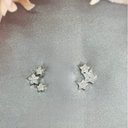 Three Shining Star Studs