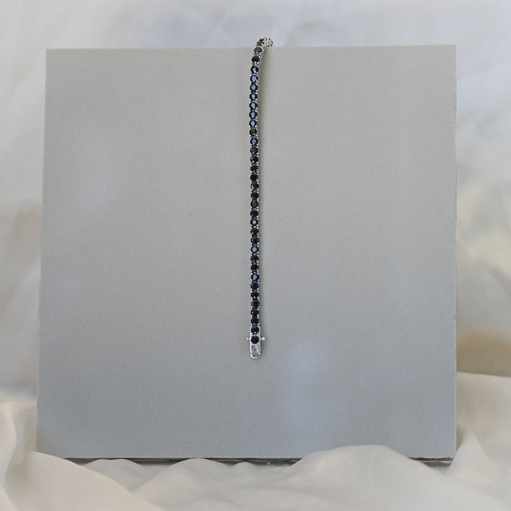 Black Zirconia tennis bracelet