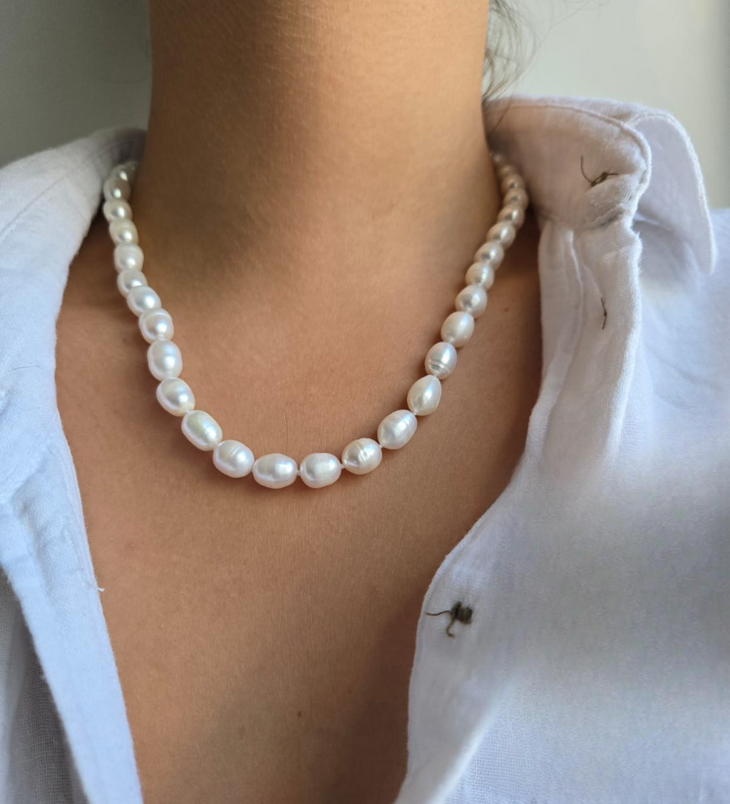 Stunning 7-8 Mm Freshwater Pearl Necklace