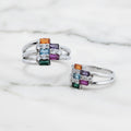 Modern Rainbow Ring - Terciany 
