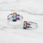 Modern Rainbow Ring - Terciany 