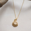 Geo Protea Necklace In Gold Or Silver - Terciany 