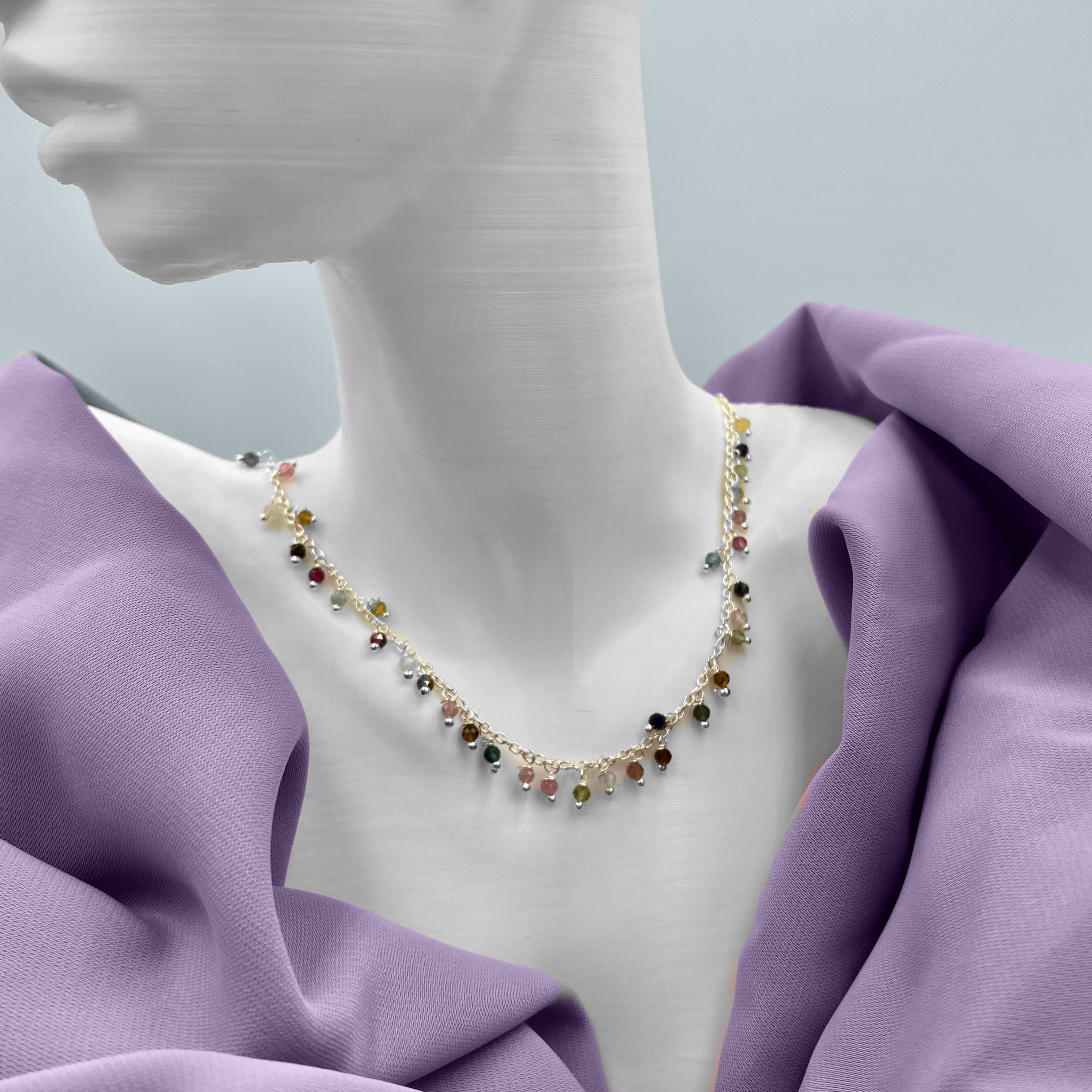 Tourmaline Drops Necklace
