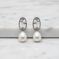 Stunning Freshwater Pearl On Oval Drops - Terciany 