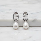 Stunning Freshwater Pearl On Oval Drops - Terciany 