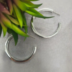 Round Hoop Earrings - Terciany 