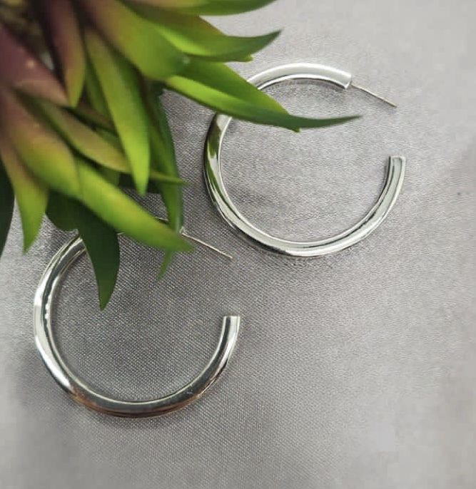 Round Hoop Earrings - Terciany 