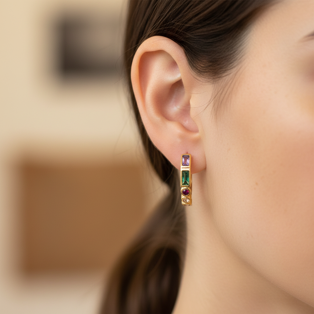 14Mm Golden Hoops - Terciany 