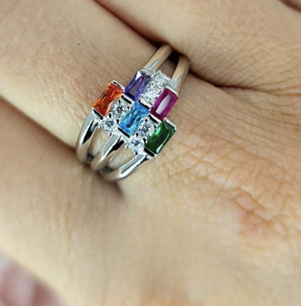 Modern Rainbow Ring