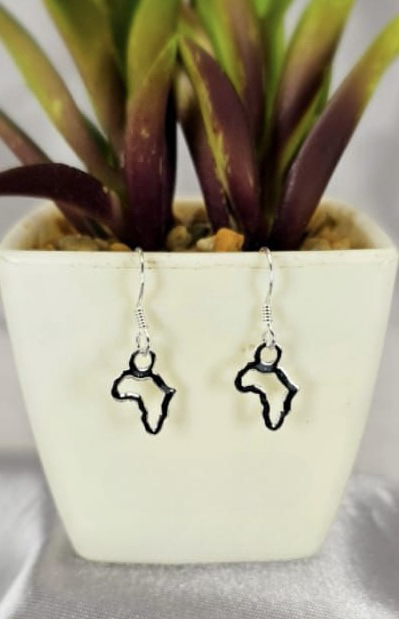 Open Africa drop earrings