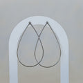 Large teardrop earrings