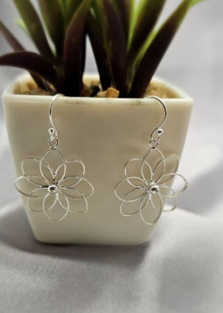 Double Wire Flower Drops