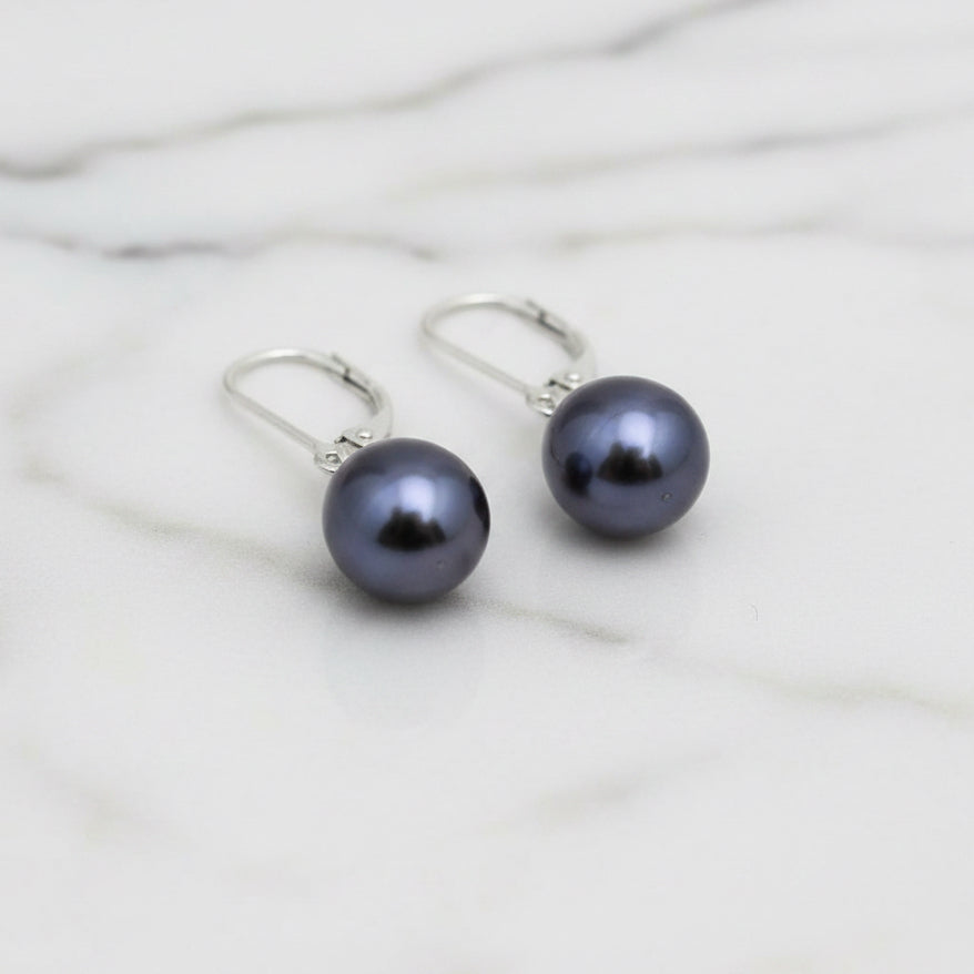 Comfy Blue Pearl Earrings - Terciany 