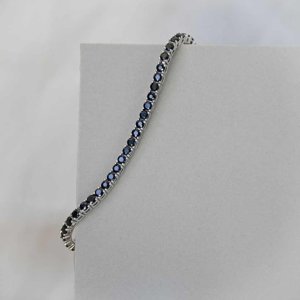 Black Zirconia tennis bracelet