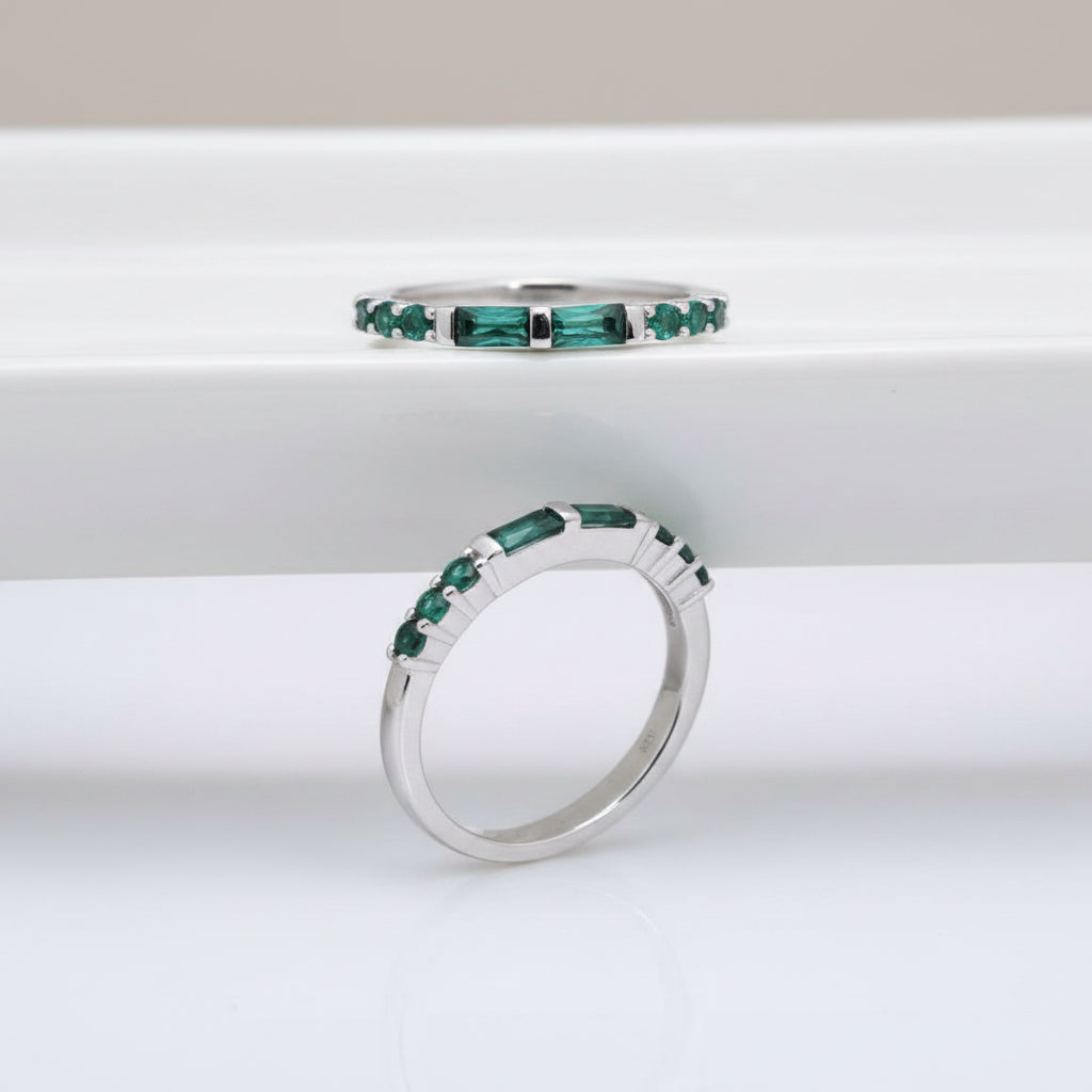Green Stacking Ring
