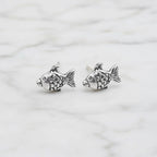 Fish Stud Earrings - Terciany 