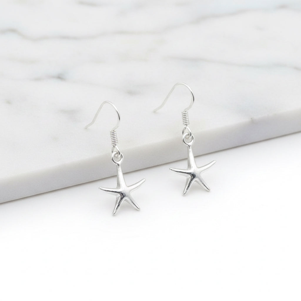 Starfish drop earrings - Terciany 